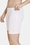Zivame Girls Knit Cotton Shorts - Pink Dogwood — thumbnail 3